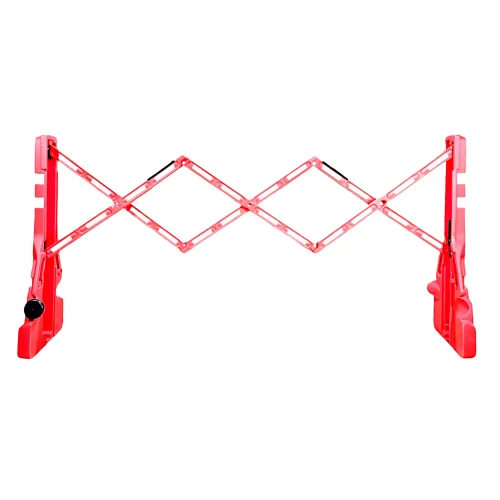 Barrera Extensible Rojo-Blanco 190Cm