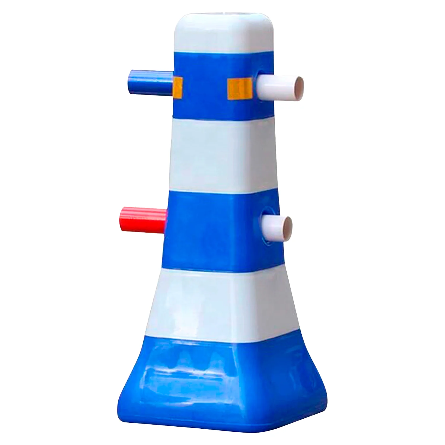 Barrera Piramidal Azul/Blanco